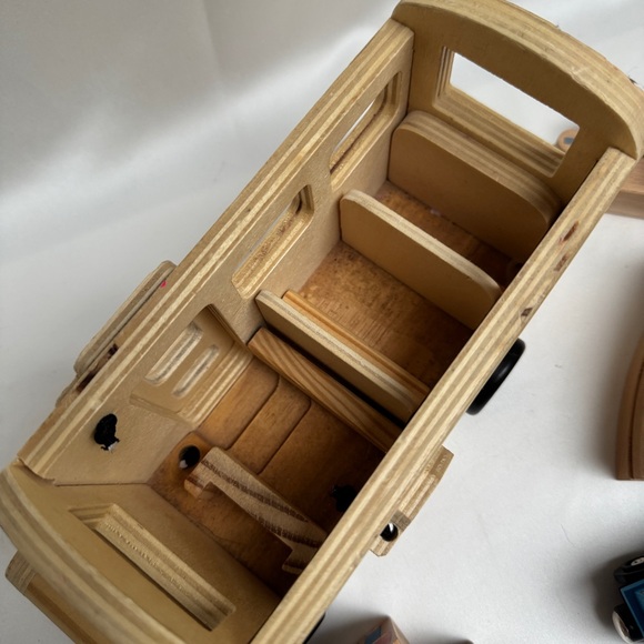 Melissa & Doug School Bus & Train Set - Picture 6 of 7